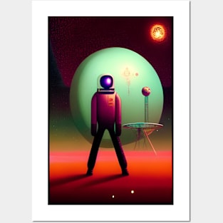 Astronaut on Alpha-8 Posters and Art